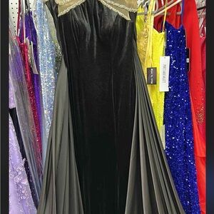 Black Pageant Gown